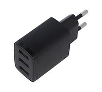 CCXJ020101 Power Supply: Pulse Mains, Plug 5VDC 17W Off: USB A x3 Black BASEUS