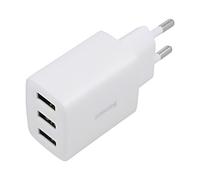CCXJ020102 power supply: pulse power, plug 5VDC 17W off: USB A x3 white BASEUS