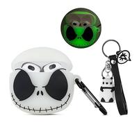 Compatible with AirPods 3 Case Cover, Luminous Skull case Compatible with Airpods 3rd Generation Cases (2021), Cute Funny Anime Case for Airpods 3