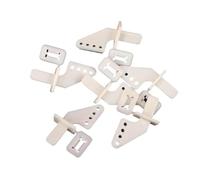 CCXTKENWU 10 Set Lot Servo Accessories Aircraft Four Hole Rudder Angle Control Horn For KT Machine Foam Machine