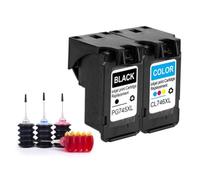 CCXTKENWU 30ML Refillable Ink Cartridge Compatible With Printer Supplies PG745XL CLI746XL 745XL 746XL For Part Number MG2470 MG2570 MG2970 IP2870 IP2872 TR4570(BK-CL-INK)