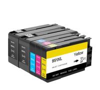 CCXTKENWU Compatible With Printer Supplies OCBESTJET For 950 951 950XL 951XL Officejet Pro 8100 8600 8610 8620 8630 251dw 276dw(BK BK C M Y)