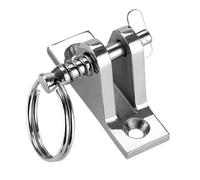 CCXTZC 90° Boat Deck Hinge With Quick Release Pin And Ring 316 Stainless Steel Bimini Fitting Compatible With Marine Accessories