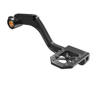 CCXTZC Adjustable Aluminum Rear Brake Pedal Lever for ATV Compatible with YFZ450R YFZ450X YFZ450RSE Models Fits Part Number 18P-27211-00-00(Black)