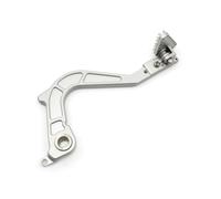 CCXTZC Adjustable Folding Rear Foot Brake Lever Pedal Motorcycle Aluminum Compatible with F700GS F650GS F800GS Adventure ADV GS 800 F 700 650GS Models(Silver)