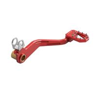 CCXTZC Aluminum Anti-Slip Footstep Rear Brake Pedal Lever Compatible with ATV Models Blaster 200 YFS200 1988 2002 Compatible with Part Number 3JM-27211-10-00 Universal Fit(Red)