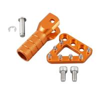 CCXTZC EXC 300 2004-2015 EXC250 EXC-F 350 EXC 450 SX125 SX-F 250 SX-F 450 XCW 300 Brake Pedal Plate Shift Lever Tip Compatible with 690 SMC and Similar Models(Orange Set)