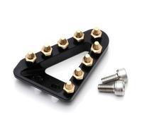 CCXTZC Motocross Brake Pedal Tip Foot Brake Lever Step Plate Compatible with 125 150 250 300 450 500 501 Dirt Bikes 2017-2025 Fits EC MC Models 2021 and(Black)