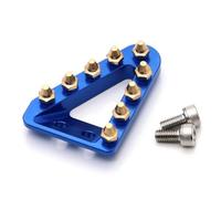 CCXTZC Motocross Brake Pedal Tip Foot Brake Lever Step Plate Compatible with 125 150 250 300 450 500 501 Dirt Bikes 2017-2025 Fits EC MC Models 2021 and(Blue)