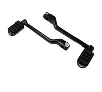 CCXTZC Motorcycle Foot Pegs Shift Lever Heel Toe Pedal Compatible with Touring Street FLHXSE Softail FLSTF Models Aftermarket Replacement(Shift Levers Pegs A)