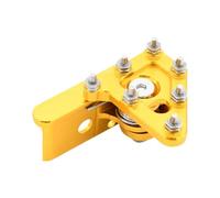 CCXTZC Universal CNC Aluminum Rear Brake Pedal Lever Step Tip Compatible with 125cc to 530cc Motorcycles Motocross Dirt Bike Parts(Gold)