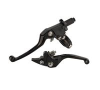 CCXTZC Universal Folding Brake Levers Compatible with Motorcycle Dirt Bike Handlebar Compatible with Kayo 350 450 150 250 Models(Black)