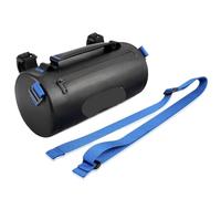 CCXTZC Universal Motorcycle Handlebar Bag TPU Barrel Storage Small Tool Pouch Compatible with Most Bikes ATV Includes Single Shoulder Strap