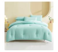 CCXXYGWJ Cotton Comforter Muslin Blanket Fluffy King Size Comforter Set Super soft brushed soybean blanket Thickened and warm(B,200x230cm(3KG))