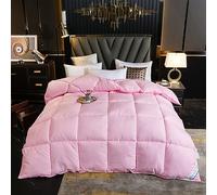 CCXXYGWJ Luxury All Season Double Duvet White Goose/Down Quilt for Winter Warmth Thicken Comforter with Cotton Cover King Queen Twin Full Sizes