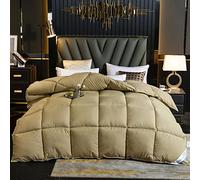 CCXXYGWJ Luxury All Season White Goose Down Comforter Double Duvet for Winter Warmth Thicken Quilt Duvet with Cotton Cover King Queen Twin Full
