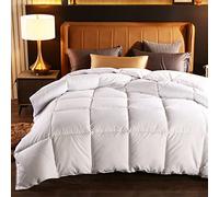CCXXYGWJ Luxury King Size Goose Feather Down Comforter Hotel Bedding All Year Round Winter Quilt Perfect Colleague Gift