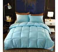 CCXXYGWJ Luxury White Goose Down Duvet All Season 13.5 Tog Comforter with Cotton Cover King Queen Twin Full