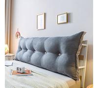CCXXYGWJ Rectangular Reading Body Pillow with Removable Headrest, Soft Long Support Cushion, Large Backrest Pillow, 47"/120cm for Ultimate Comfort and Relaxation