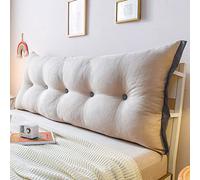 CCXXYGWJ Rectangular Reading Body Pillow with Removable Headrest, Soft Long Support Pillow, Large Backrest Cushion for Bed, 47"/120cm, Ideal for Reading and Relaxation