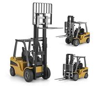 CCYLEZ 1:50 Alloy Forklift Truck Toy - Durable Engineering Vehicle with