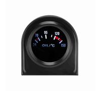 CCYLEZ 2 Inch Car Oil Temperature Gauge High Sensitivity Stylish Design for Car Modifications Black and White Color