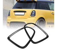 CCYLEZ 2 Pcs Tail Light Cover Trim, Rear Lamps Frame Rings for R56 R57 R58 R59 2007-2014, Car Rear Tail Light Surround Trim (Glossy Black)