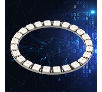 CCYLEZ 24-Bit RGB LED Ring Lamp Light 5050 with Integrated Drivers Ultra Bright Addressable 3.3in - Perfect for DIY Projects