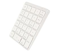 CCYLEZ 28 Keys Numeric Keyboard, Mini Financial Accounting BT Extended Wired Numeric Keypad, USB Rechargable Aluminum Numeric Pad Space Saving (#2)