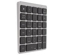 CCYLEZ 28 Keys Numeric Keyboard, Mini Financial Accounting BT Extended Wired Numeric Keypad, USB Rechargable Aluminum Numeric Pad Space Saving (#1)