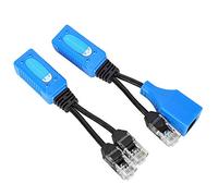 CCYLEZ 2pcs POE Cable Connectors RJ45 Combiner Power Adapter Kit for IP Cameras and Access Points