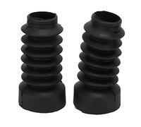 CCYLEZ 2PCS Shock Absorber Dust Cover for DIO 18/27/28/34/35 Durable Rubber Front Fork Protection (Black)