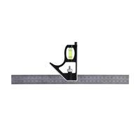 CCYLEZ 300mm 12" Adjustable Combination Square Ruler Set for Professional Woodworking Measuring and Layout, Stainless Steel, Accurate and Durable