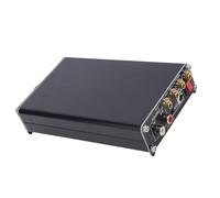 CCYLEZ 300Wx2 HiFi Power Amplifier Low Distortion Small 2 Channel Stereo Efficient for Home Sound System Aluminum Silver 1 Unit
