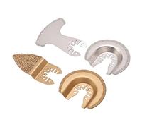 CCYLEZ 4 Pcs Oscillating Saw Blades Multi Tool Kit Durable Carbide and