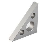 CCYLEZ 45/90 Degrees Aluminum Right Angle Ruler - Sturdy Mini Measuring