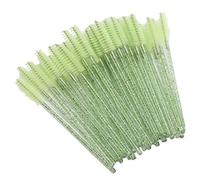 CCYLEZ 50pcs Disposable Eyelash Brush Set for Makeup Application, (Green)