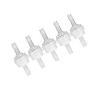 CCYLEZ 5PCS Plastic Check Valve Non Return Valve for Water Treatment Durable PP Material 3.8mm/4.9mm (5mm)
