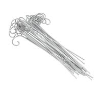 CCYLEZ 60Pcs Plant Label Hooks, 200mm Stainless Steel Garden Marker Stake Hanger for Planter Pots Vegetable and Flower Garden Organization