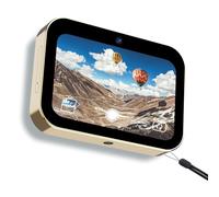CCYLEZ 64MP 4K Digital Camera, 10x Telephoto, 120 Degree Wide Angle, 3 Inch Touchscreen, HD Photography, 3600mAh,Support Live Streaming, OTG Connection, Music Playback (Gold)