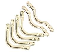 CCYLEZ 6Pcs Iron Billiards Pocket Brackets Set, Durable Pool Table Corner