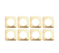 CCYLEZ 8PCS Metal Bird House Guard, 1.4 Inch Galvanized Steel Entry Portal Hole Protector for Eastern Bluebird Sparrow Houses Outdoor Bird