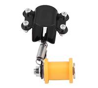 CCYLEZ Adjuster Chain Tensioner for Motorcycle Universal Modified Accessories Solid Design Automatic Adjustment Tool 1 Unit (Chain adjuster/black)