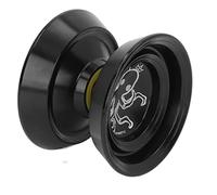 CCYLEZ Aluminum Alloy Yoyo Advanced Fade Free Unresponsive Yoyo for Competition Training with 1 X 3 X Strings 1 Glove (Black)