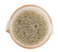 CCYLEZ Bath Brush with Soft Mane and Anti-Slip Back Strap for Deep Skin Cleansing and Massage - Perfect for Shower and Bath - Made of Schima Superba