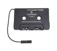 CCYLEZ Car Bluetooth 5.0 Cassette Adapter for Tape Player Stereo Dual Channel Receiver for Phone Tablet MP3, Upgraded Sound Quality with One Touch Call Answering and 10H Battery