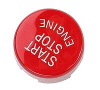 CCYLEZ Car Engine Start Stop Button for F30 G/F Disk Bottom, Durable ABS Replacement with Anti-Scraping Protection for Car Interior, Easy Installation (Red)