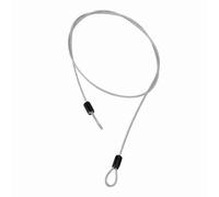 CCYLEZ Cycling Sports Cable Lock 100% New Steel Wire Security Loop Cable for and Scooter - Mini Size, Available in Three Colors (Silver)