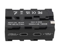 CCYLEZ Dual Sided NP F Dummy Battery Adapter, NPF Power Adapter with Digital Voltage Display TypeC PD Output Overload Prevention for Cameras