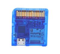 CCYLEZ Game Card Reader for DS DSi 3DS with Dual Power Supply 6MB / S Speed Open Source Design for Homebrew Custom Software (Transparent Blue)